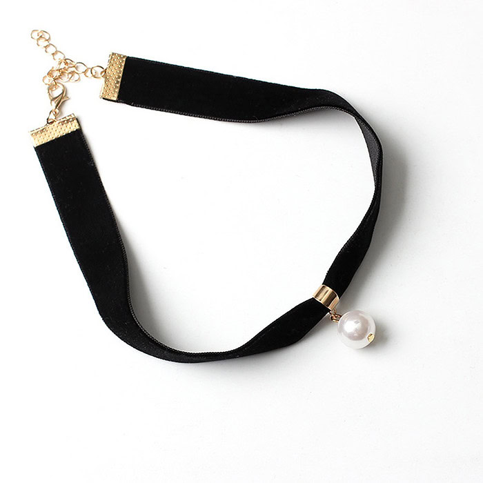 Gothic Kette Damen Perlen