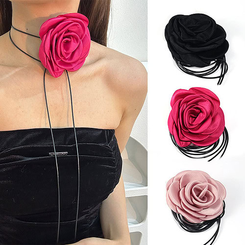 Blume Kette Damen Choker