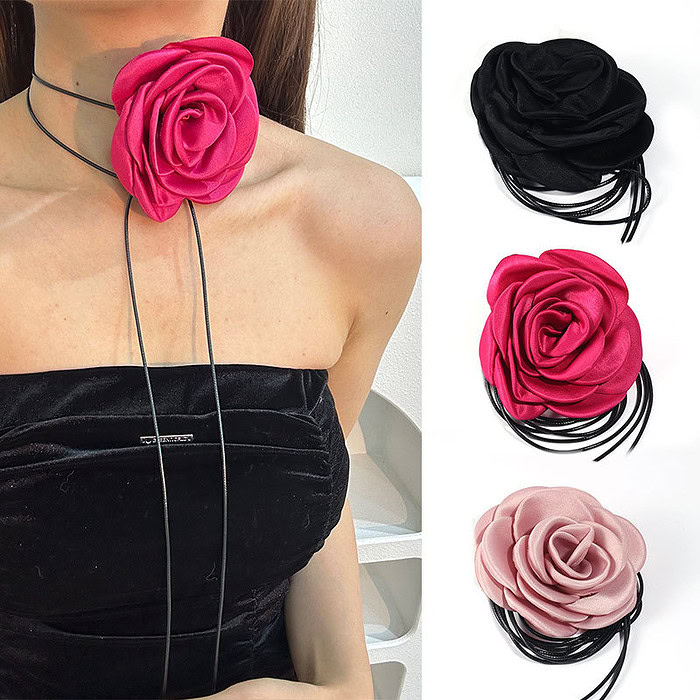 Blume Kette Damen Choker