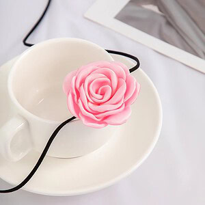 Damen Choker Blume Kette