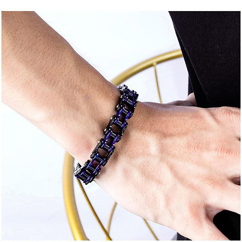 Armband Fahrradkette Schwarz