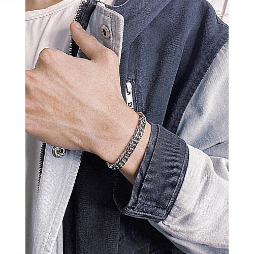 Herren Armband Cuban 14mm