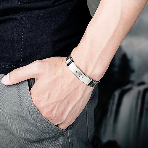 Armband Herren Kreuz
