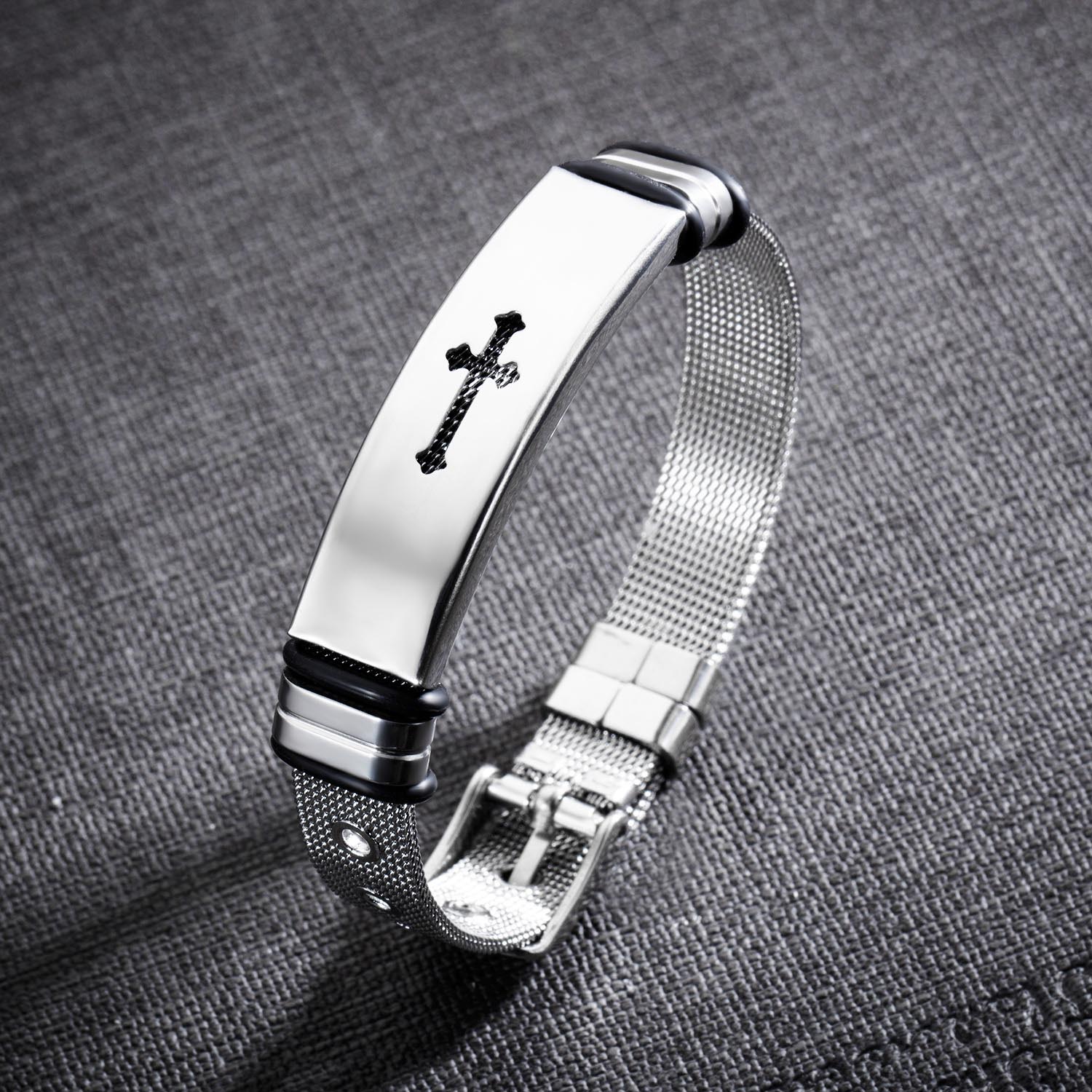Armband Herren Kreuz für Männer