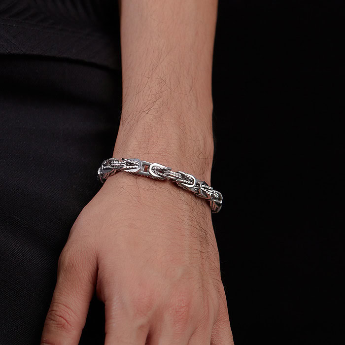 Königskette Armband Herren – Bild 3