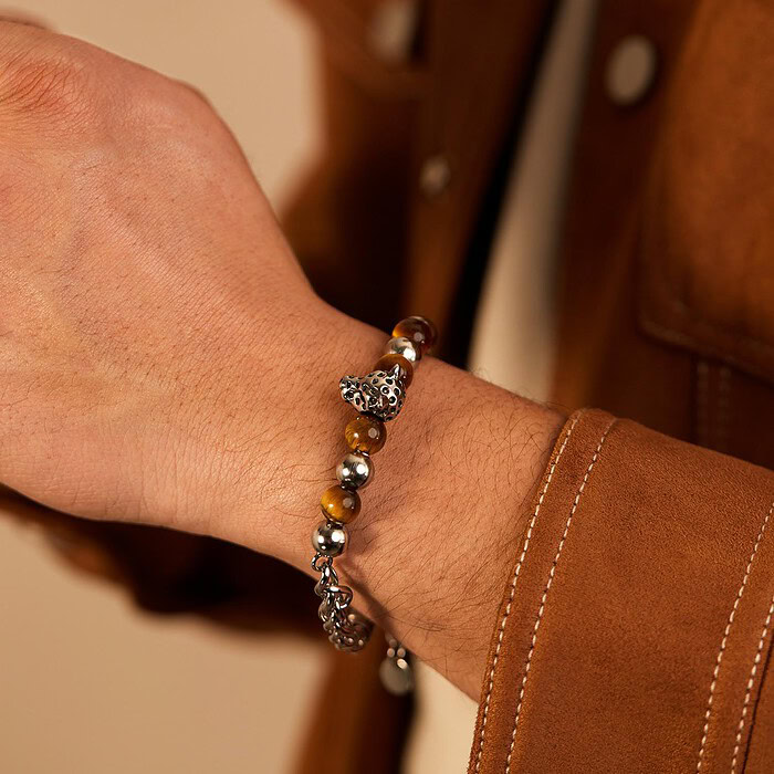 Panther Armband Edelstahl