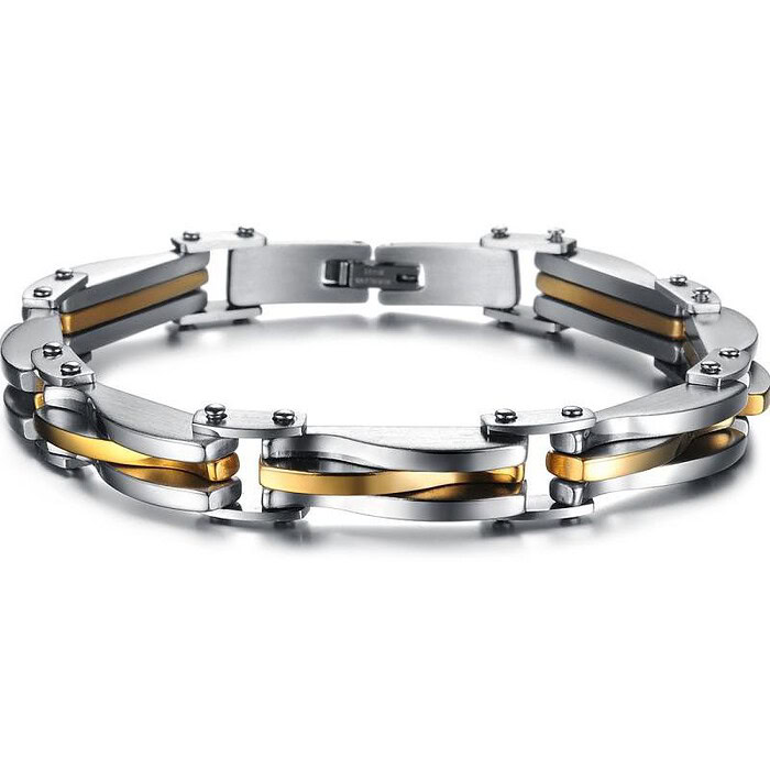 Fahrradkette Armband Titan