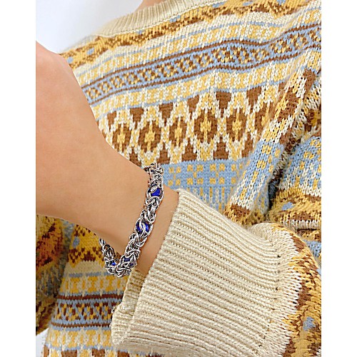 Silber Königskette Armband