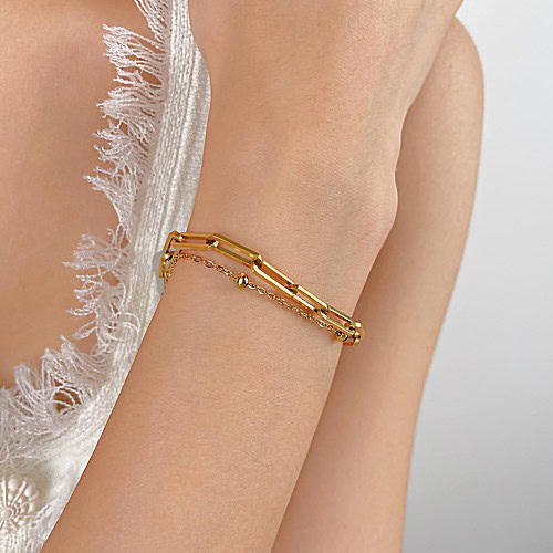 Paperclip Armband Doppel