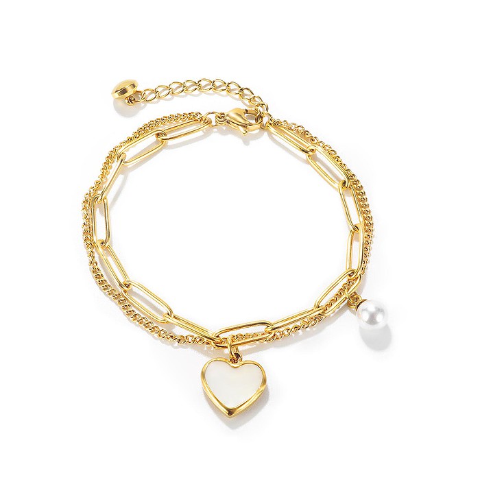 Paperclip Armband Verlängerung Gold
