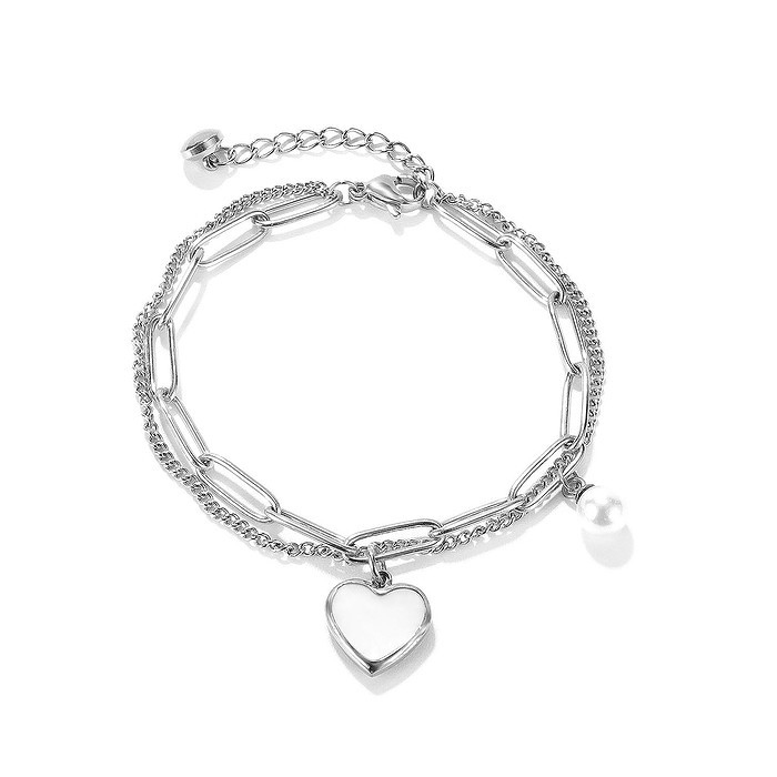 Paperclip Armband Verlängerung Gold – Bild 7