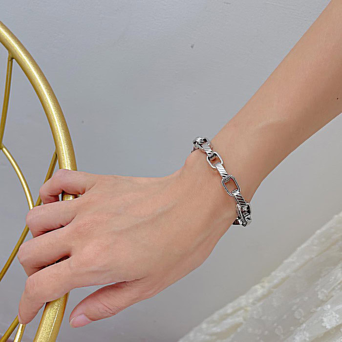 Chunky Armband Aus Titan
