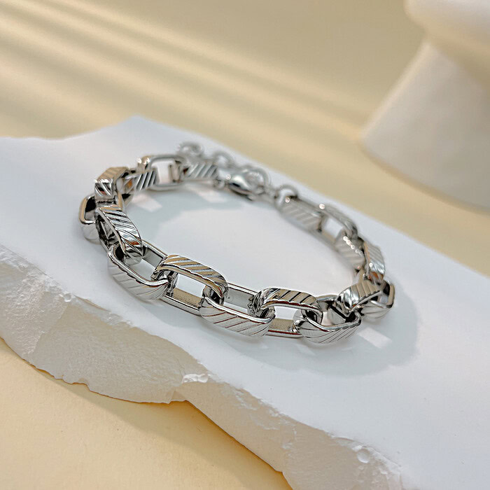 Chunky Armband Aus Titan