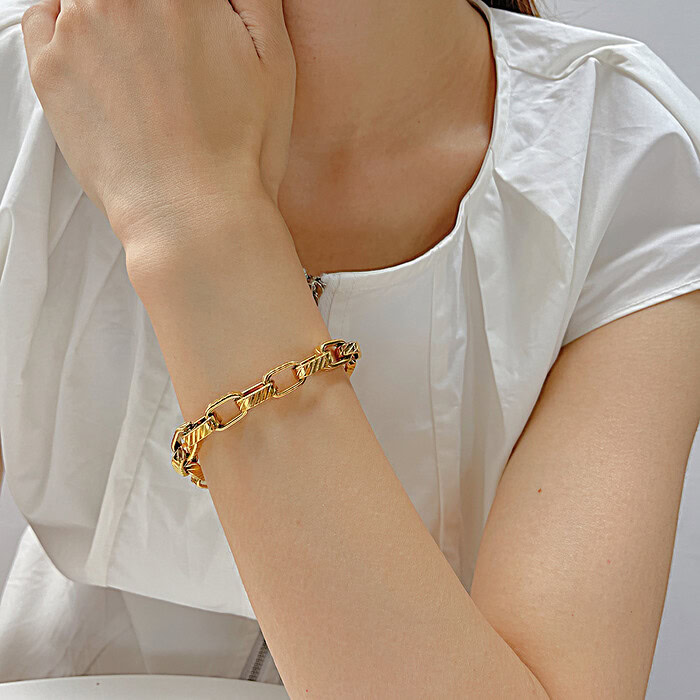 Chunky Armband Aus Titan