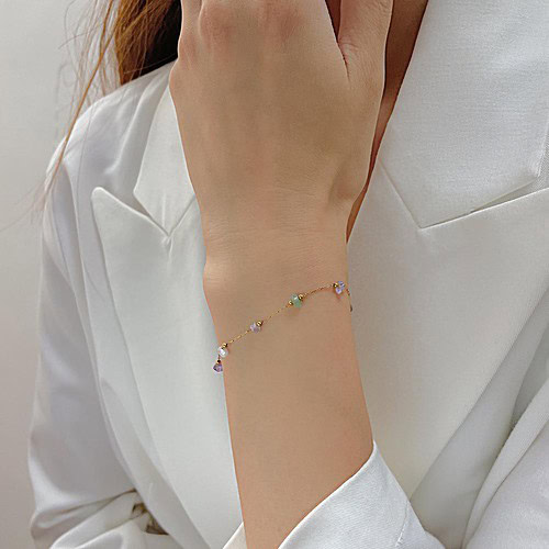 Filigran Armband Naturstein
