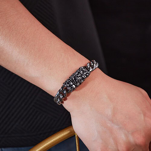 Armband Mit Totenkopf Männer