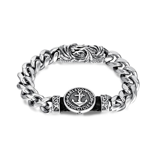 Cuban Link Armband Anker