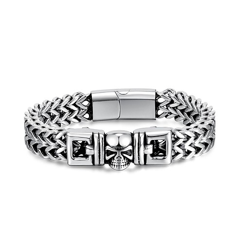 Armband Mit Totenkopf Magnetverschluss