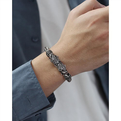 Wikinger Armband Herren Chunky