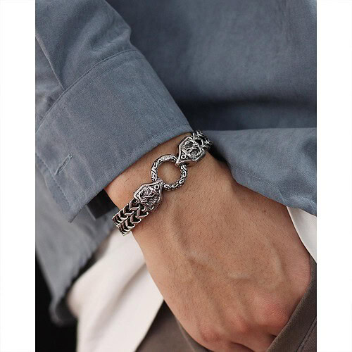 Doppelpanzer Armband Herren