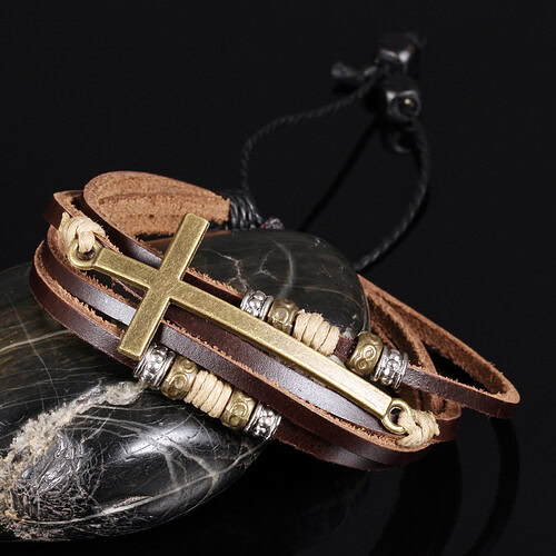 Herren Armband Leder