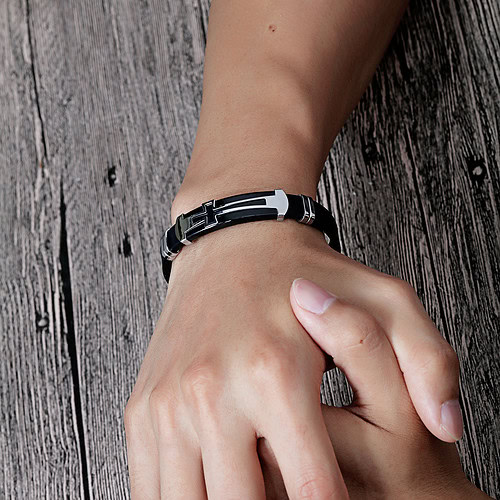 Titan Armband Herren Silikon