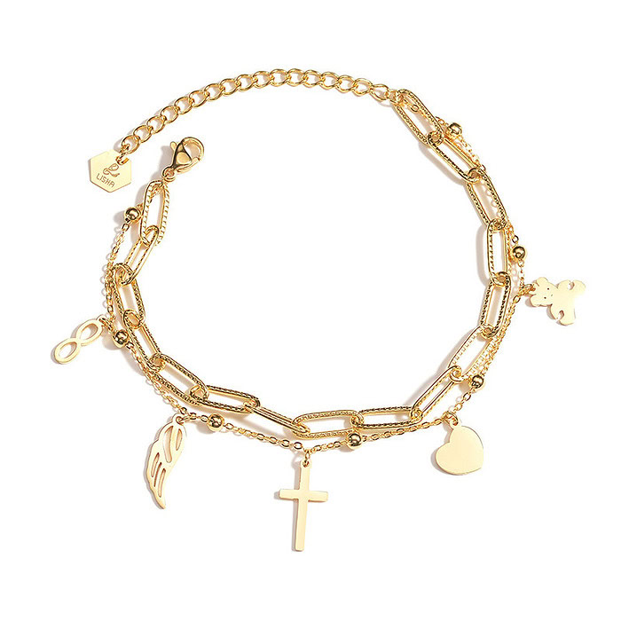 Kreuz Charm Armband Anhänger