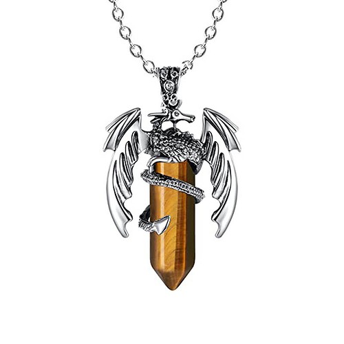 Drachen Kette Tigerauge