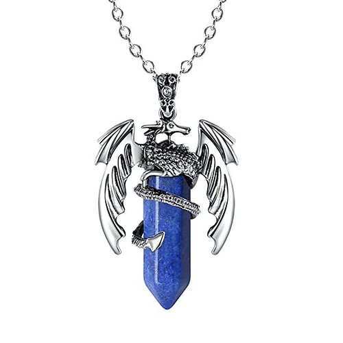 Drachen Kette Lapislazuli