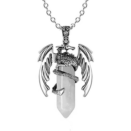 Drachen Kette Aus Bergkristall