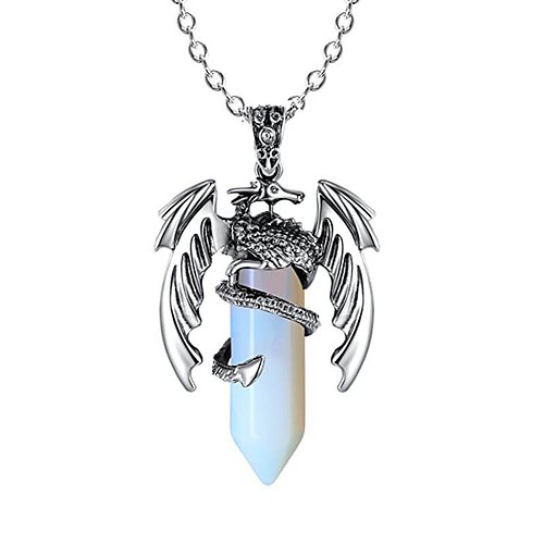 Drachen Kette Opal