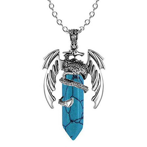 Kette Mit Drachen Anhänger