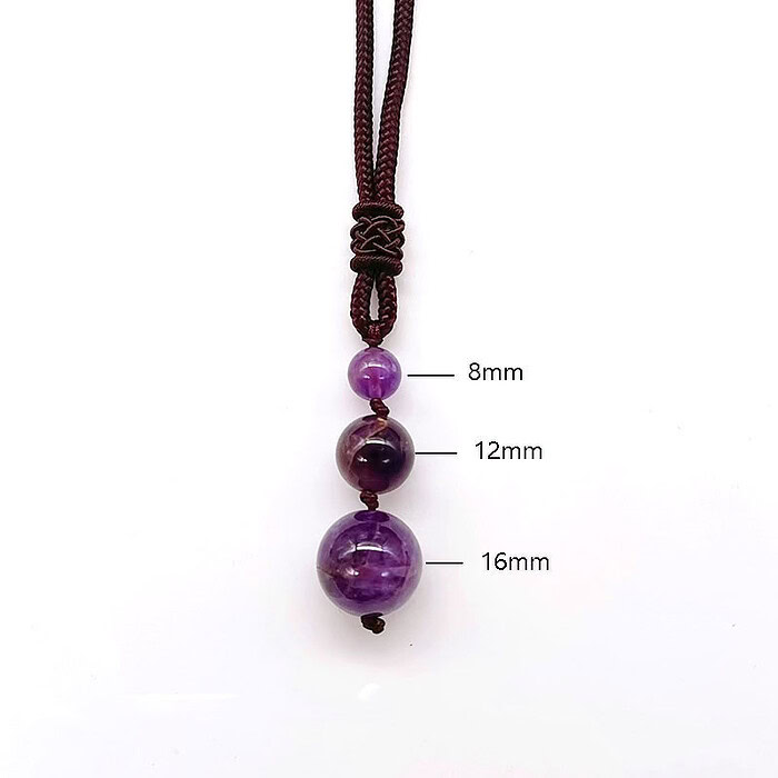 Amethyst Anhänger Kette – Bild 2