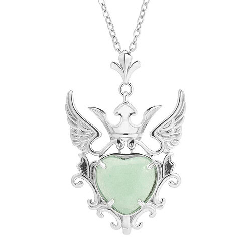 Grüner Aventurin Kette Krone