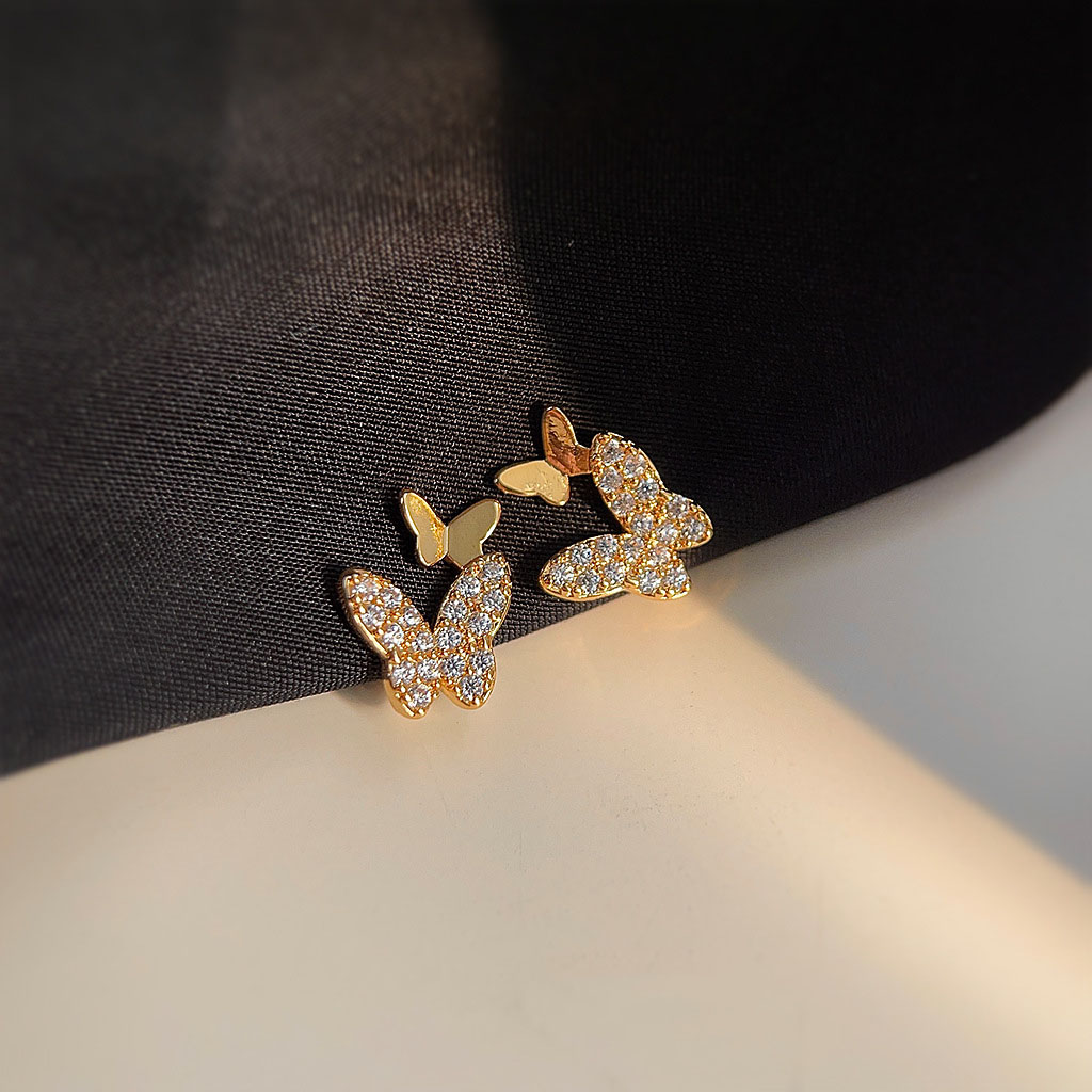 Schmetterling Ohrclips Damen