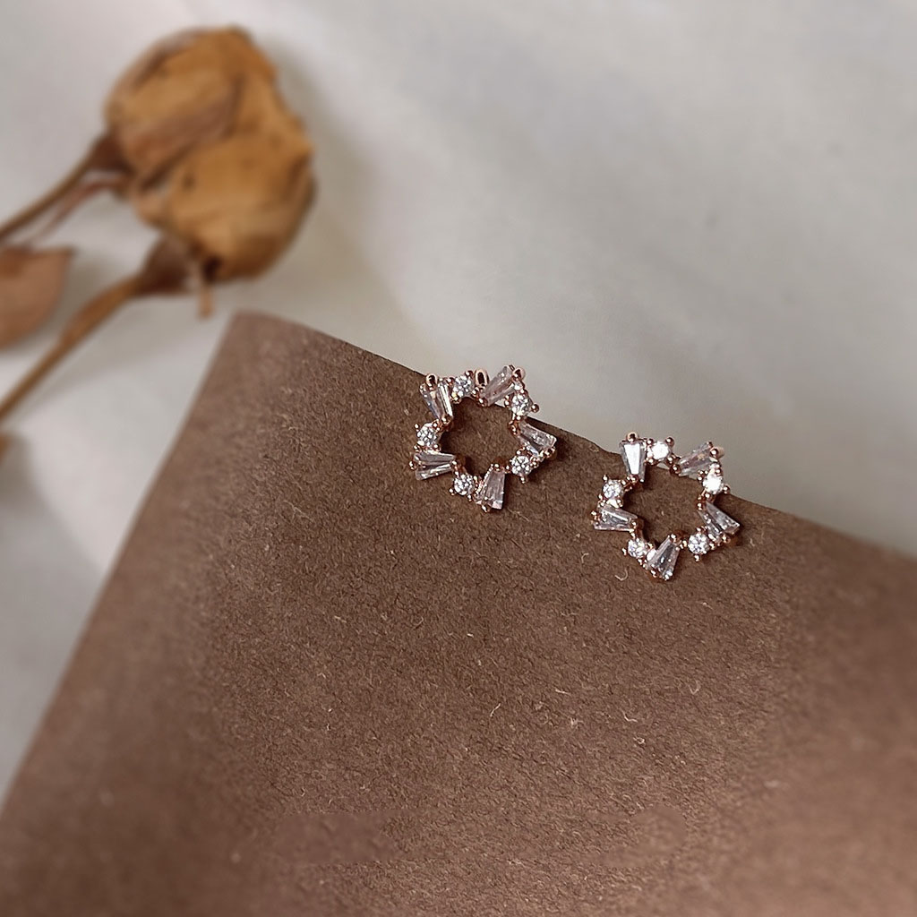 Stern Ohrclips Damen Mit Zirkonia