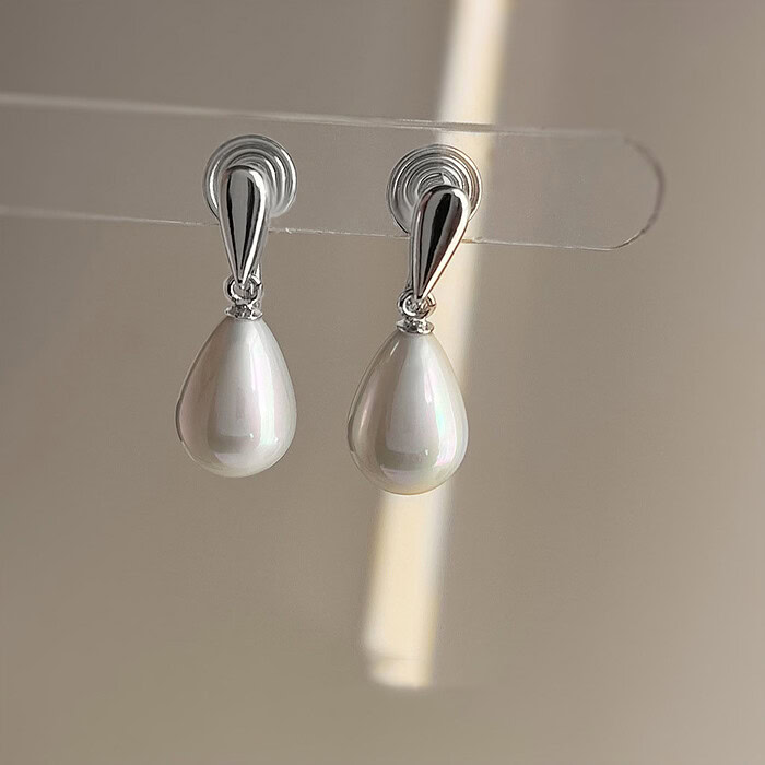 Tropfen Perlen Ohrclips