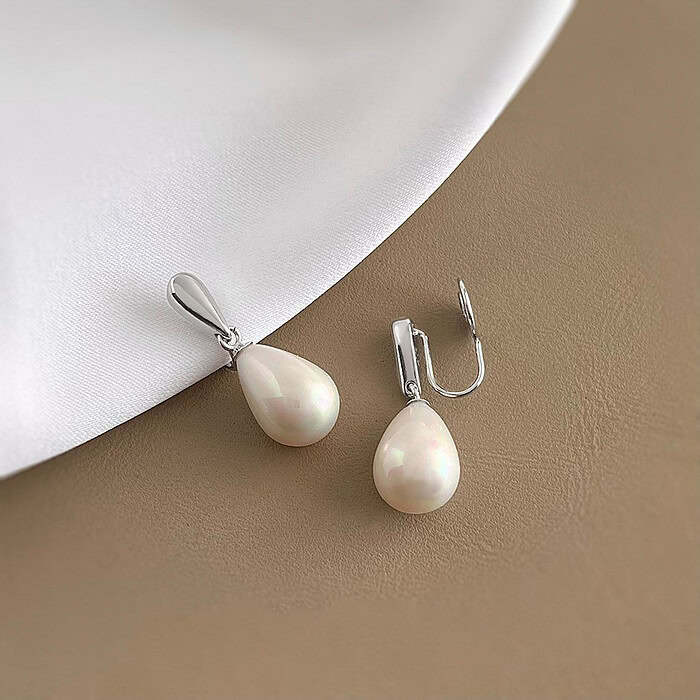 Tropfen Perlen Ohrclips