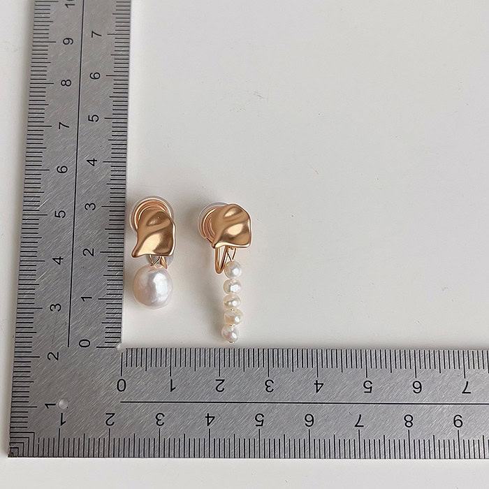Perlen Asymmetrische Ohrclips