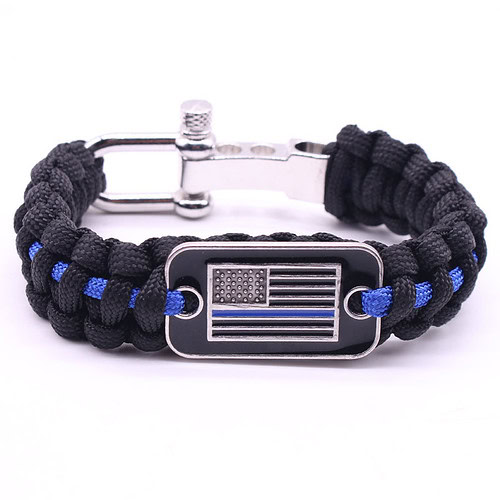 Verstellbarer Verschluss Armband Blau