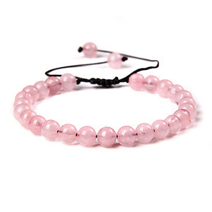 Rosenquarz Armband Damen