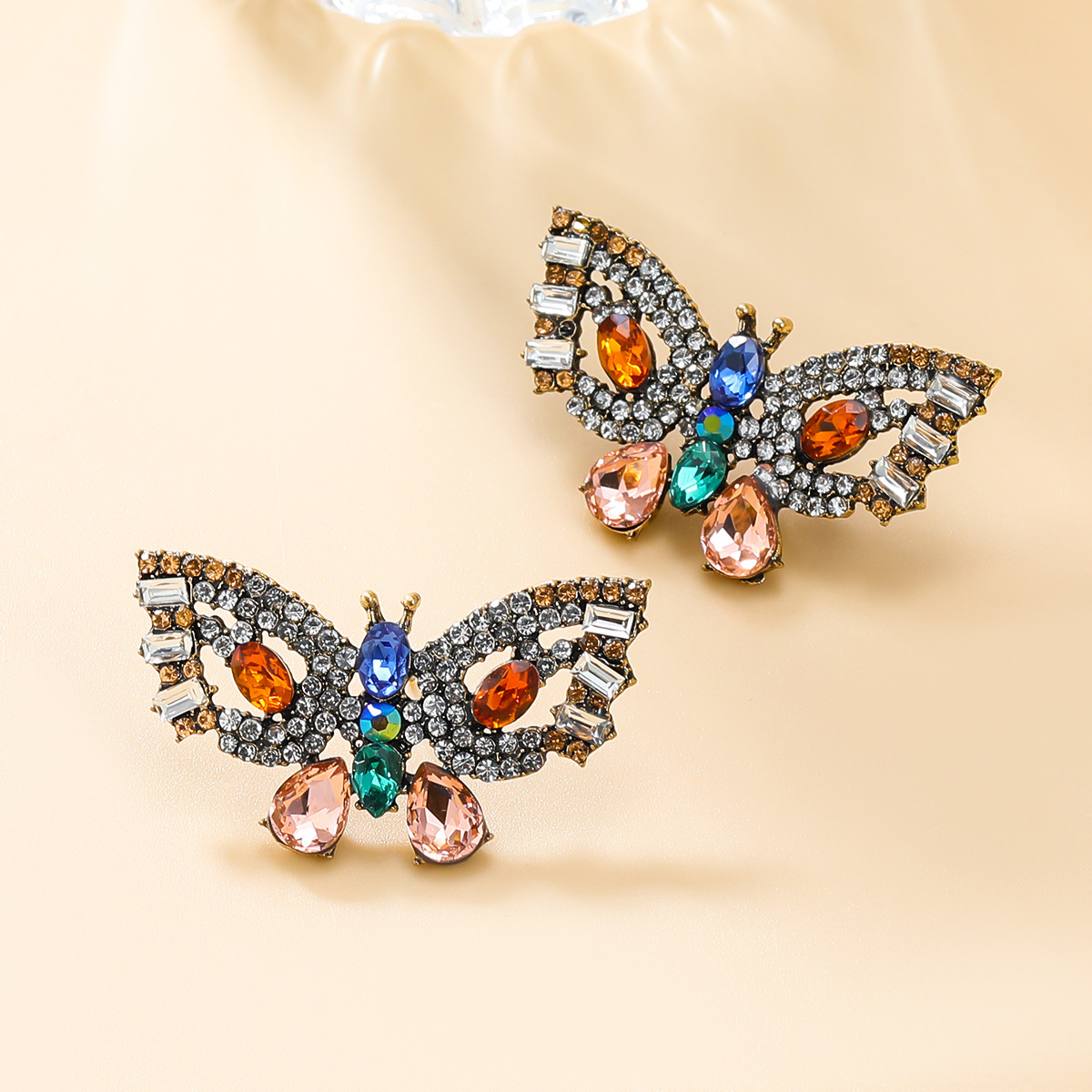 Bunt Ohrringe Strass