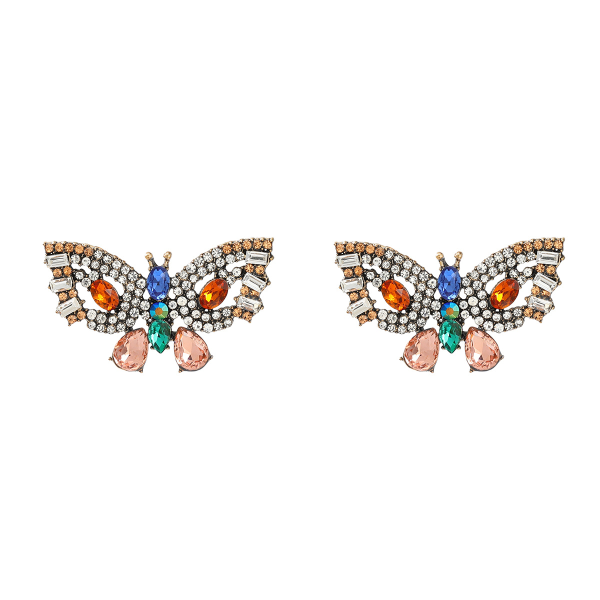Bunt Ohrringe Strass