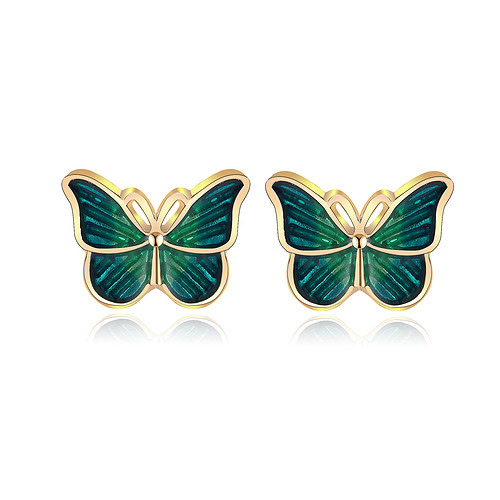 Grün Schmetterling Stecker