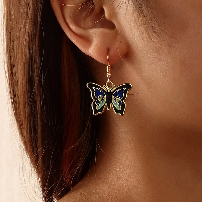 Schmetterling Ohrringe Hängend