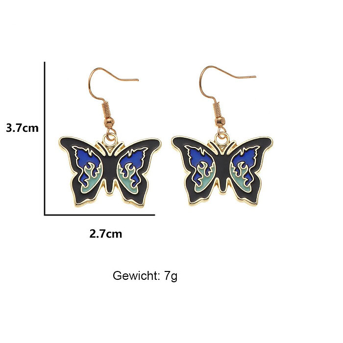 Schmetterling Ohrringe Hängend