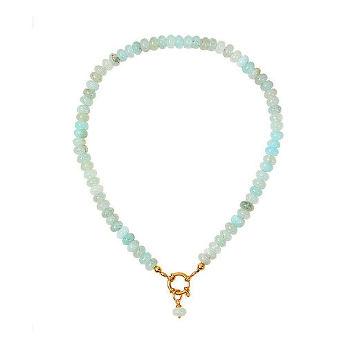 Damen Aquamarin Kette