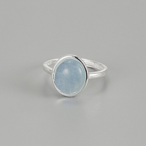 Aquamarin Ring 925er Silber