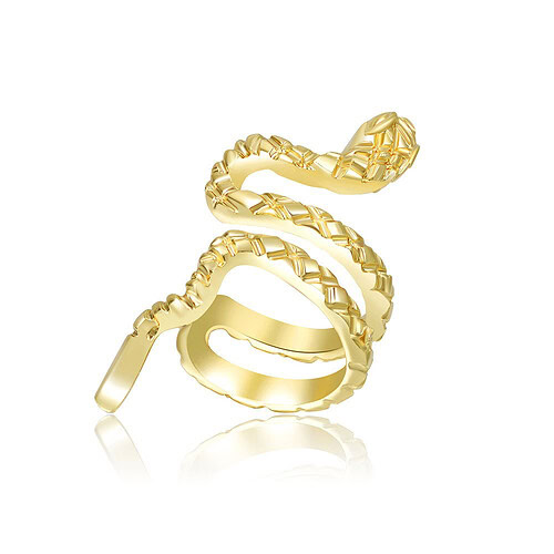 Damen Schlangen Ear Cuff