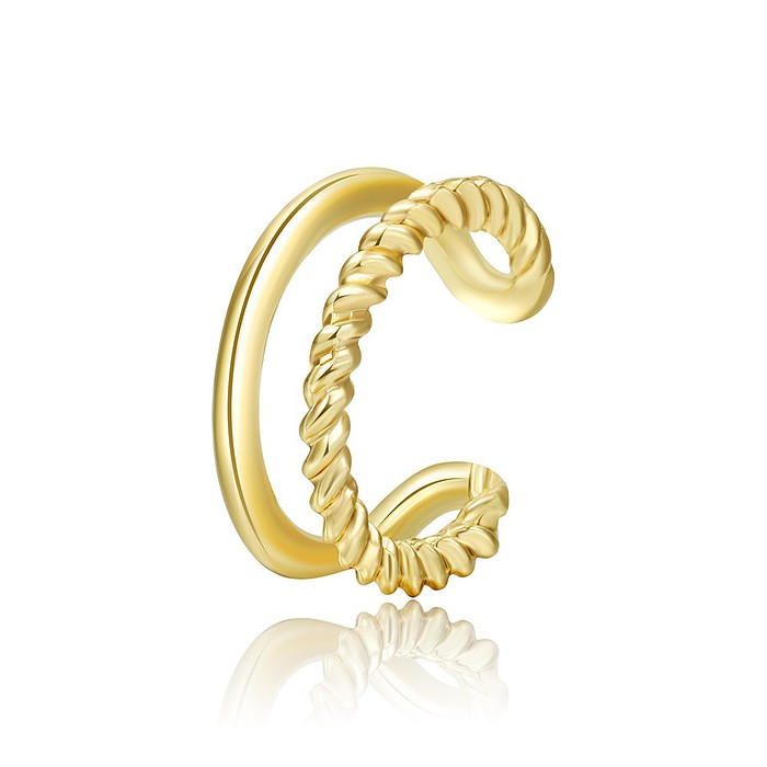 Schlicht Edelstahl EarCuff